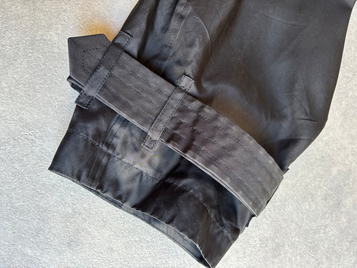 Burberry Long Silk Trench Coat Jacket Black size 50 (M) Oversizes