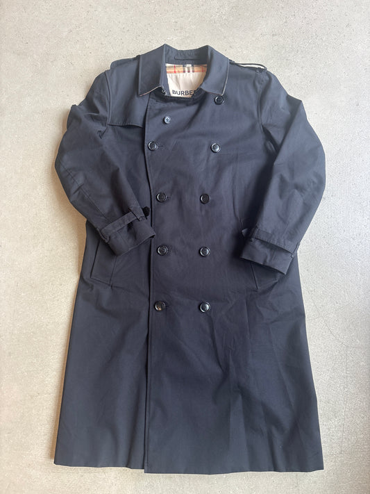 Burberry Kensington Overcoat Black L