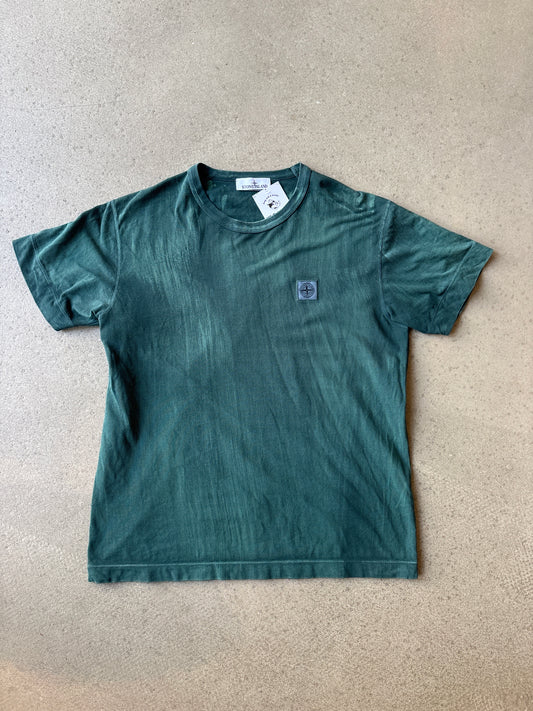 Stone Island T-shirt Green Washed XL