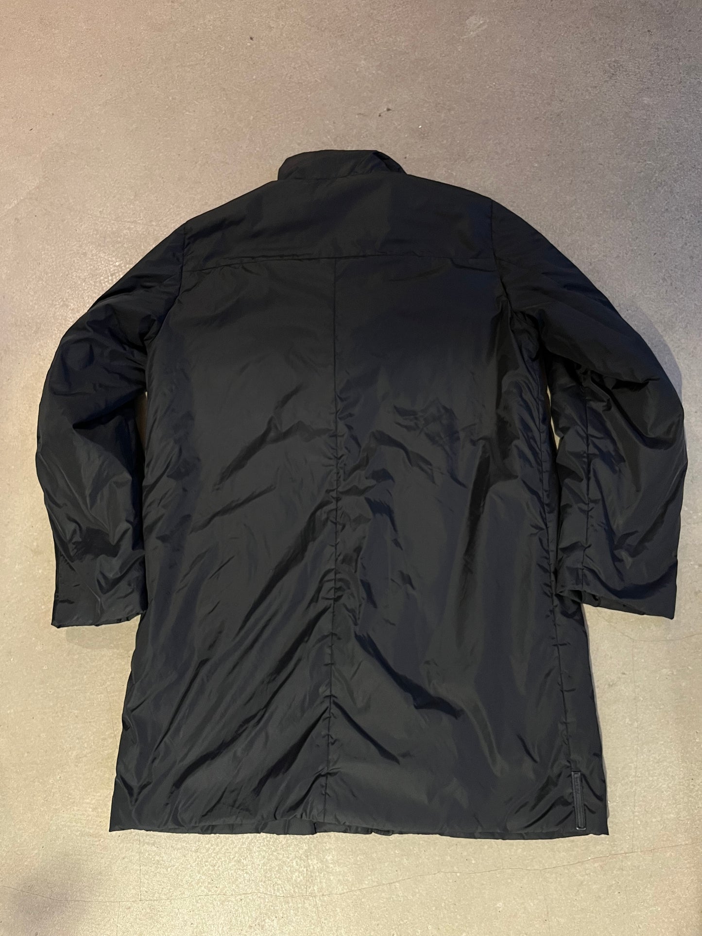 Prada Black Label Puffed Parka Down Jacket Black Size 54