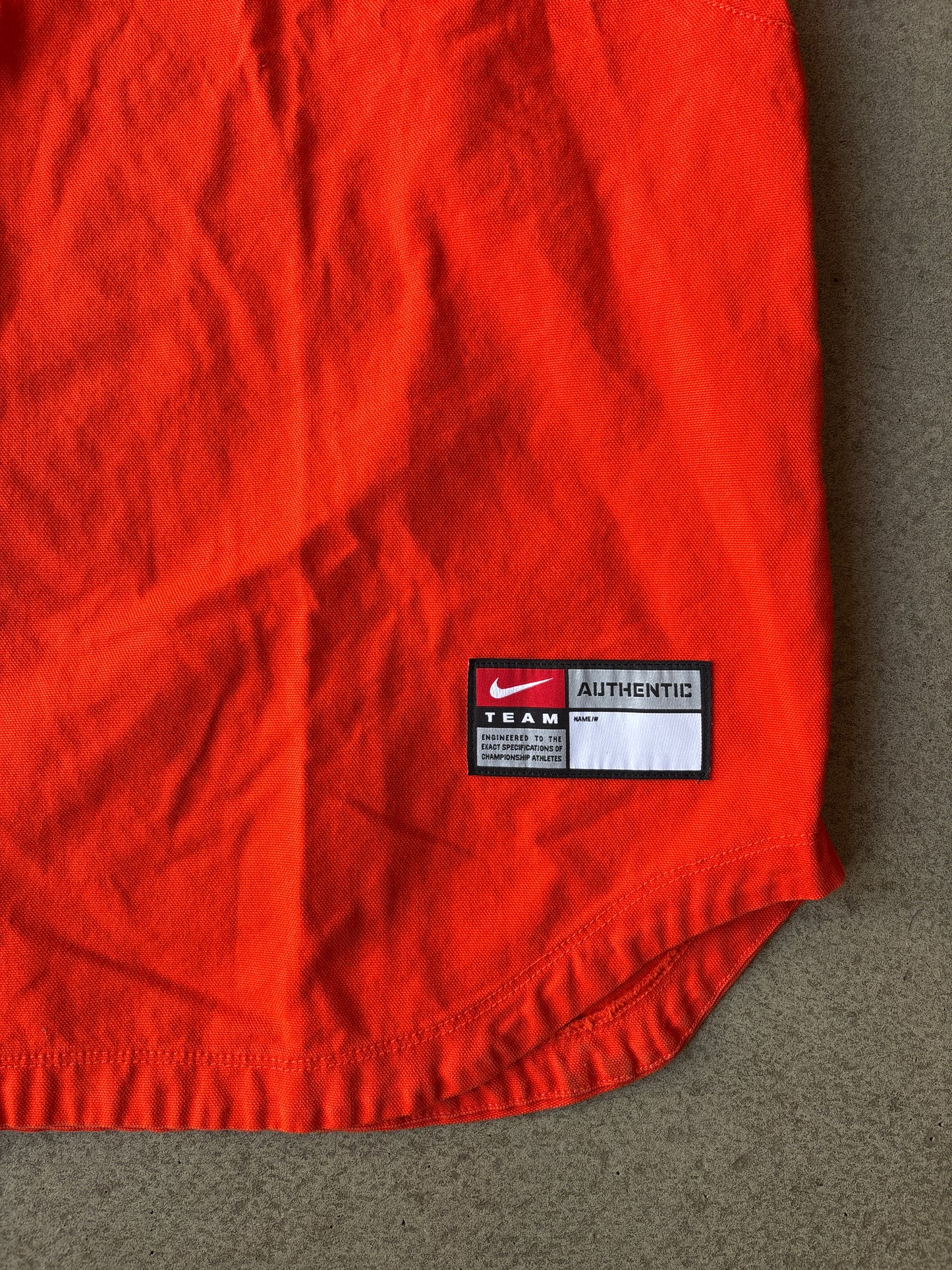 Nike SB x MLB Skate Baseball Jersey Team Orange XL