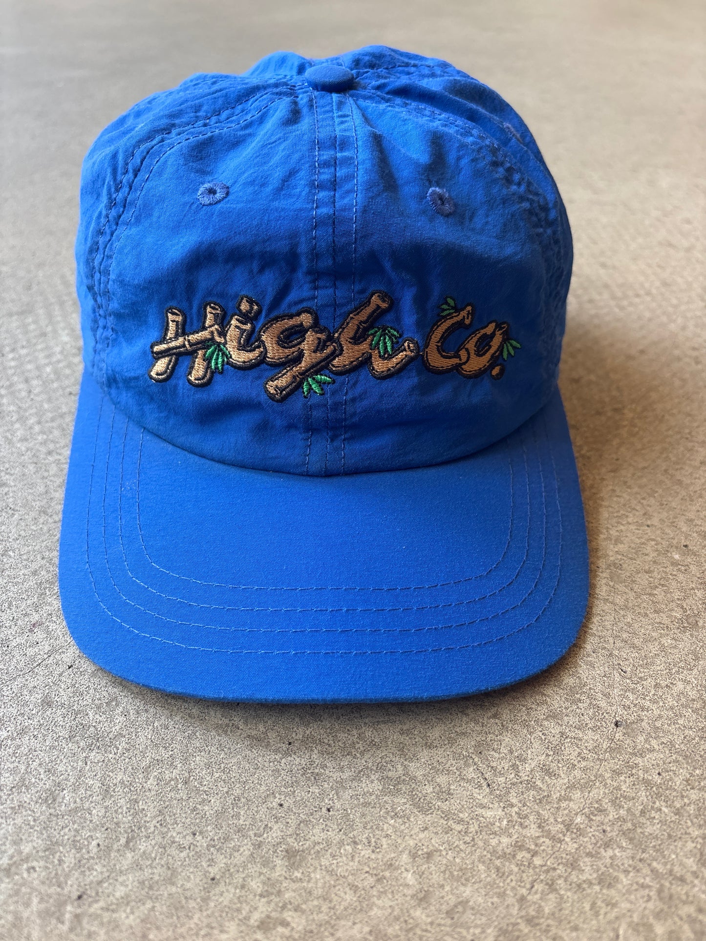 High Snapback Cap Blue