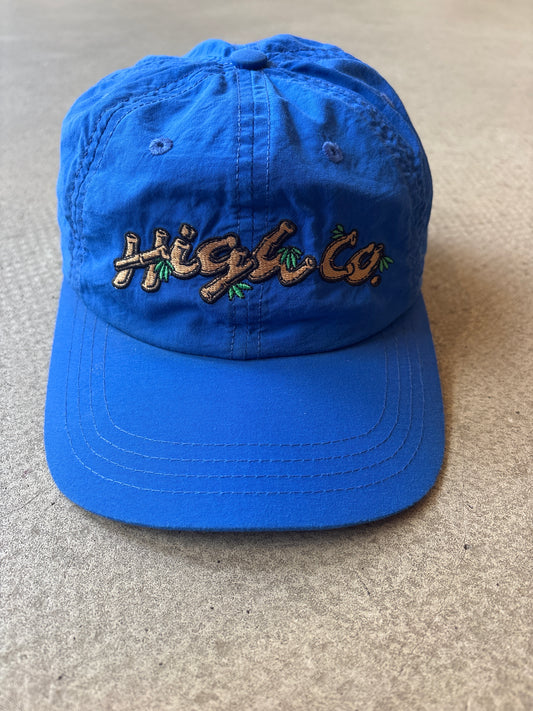 High Snapback Cap Blue