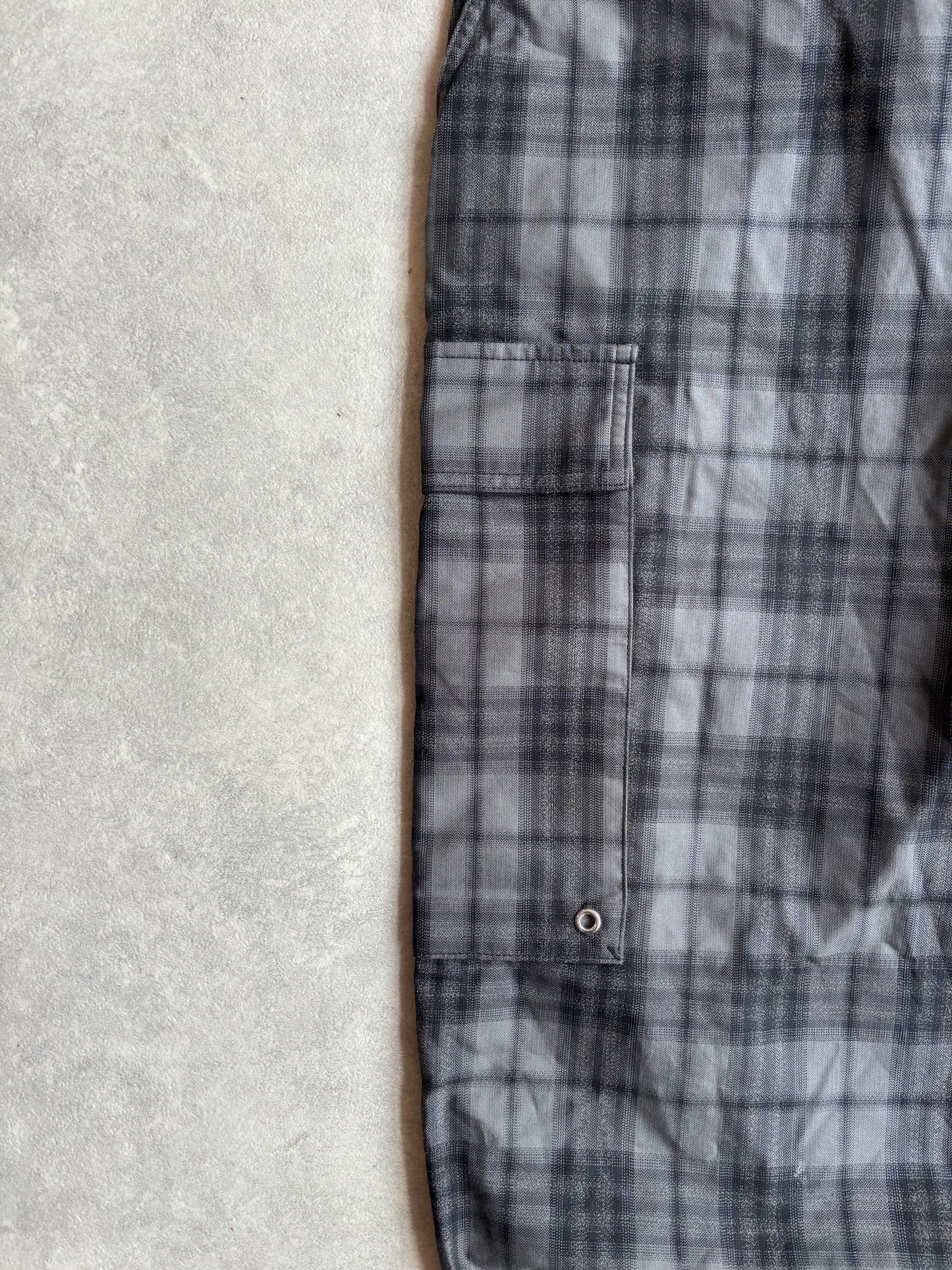 Burberry Pop Trading Company Reflective Cargo Pants Grey Size 56