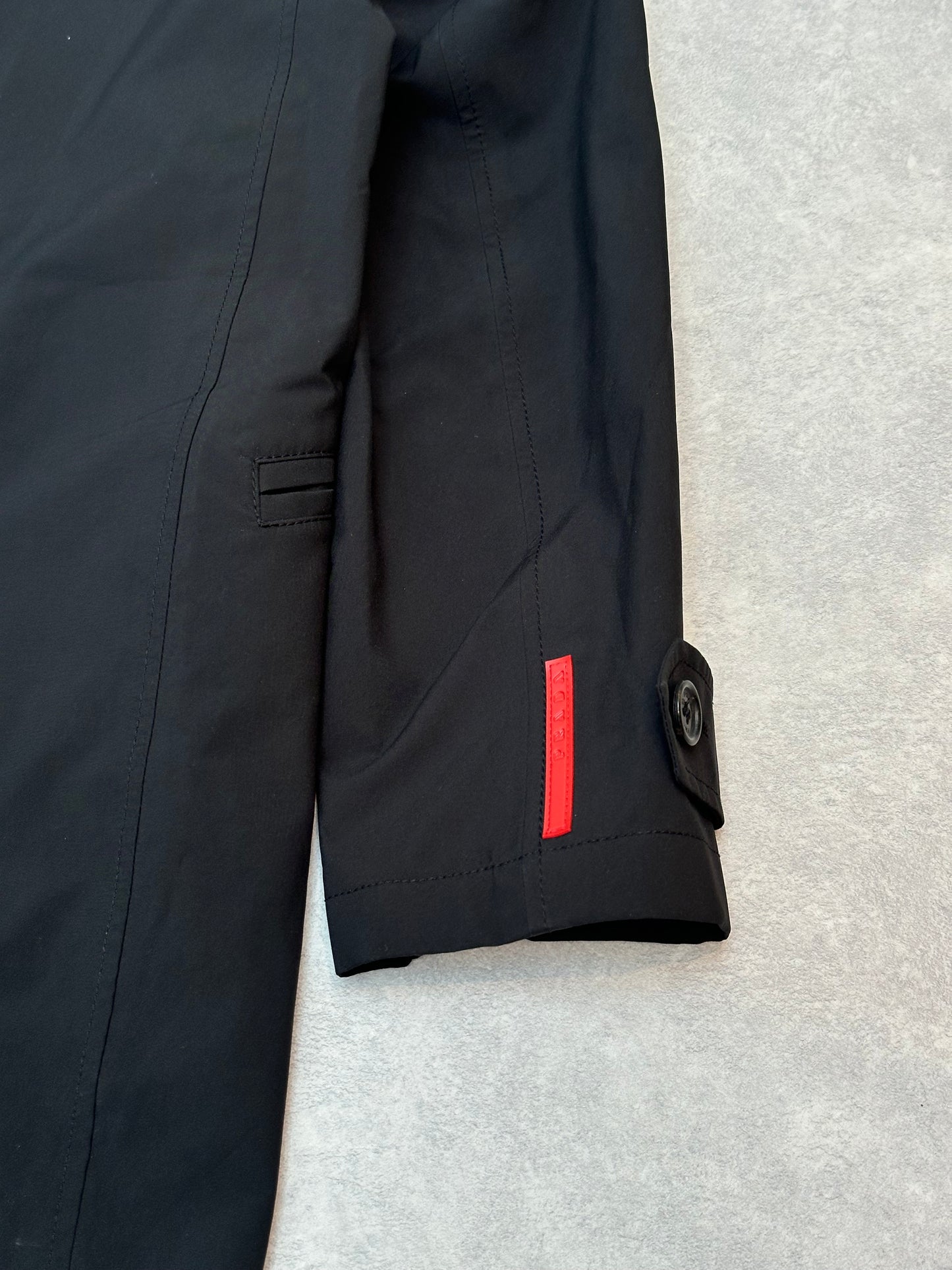 Prada Gore-Tex Trench Black Size 46 ( Small)