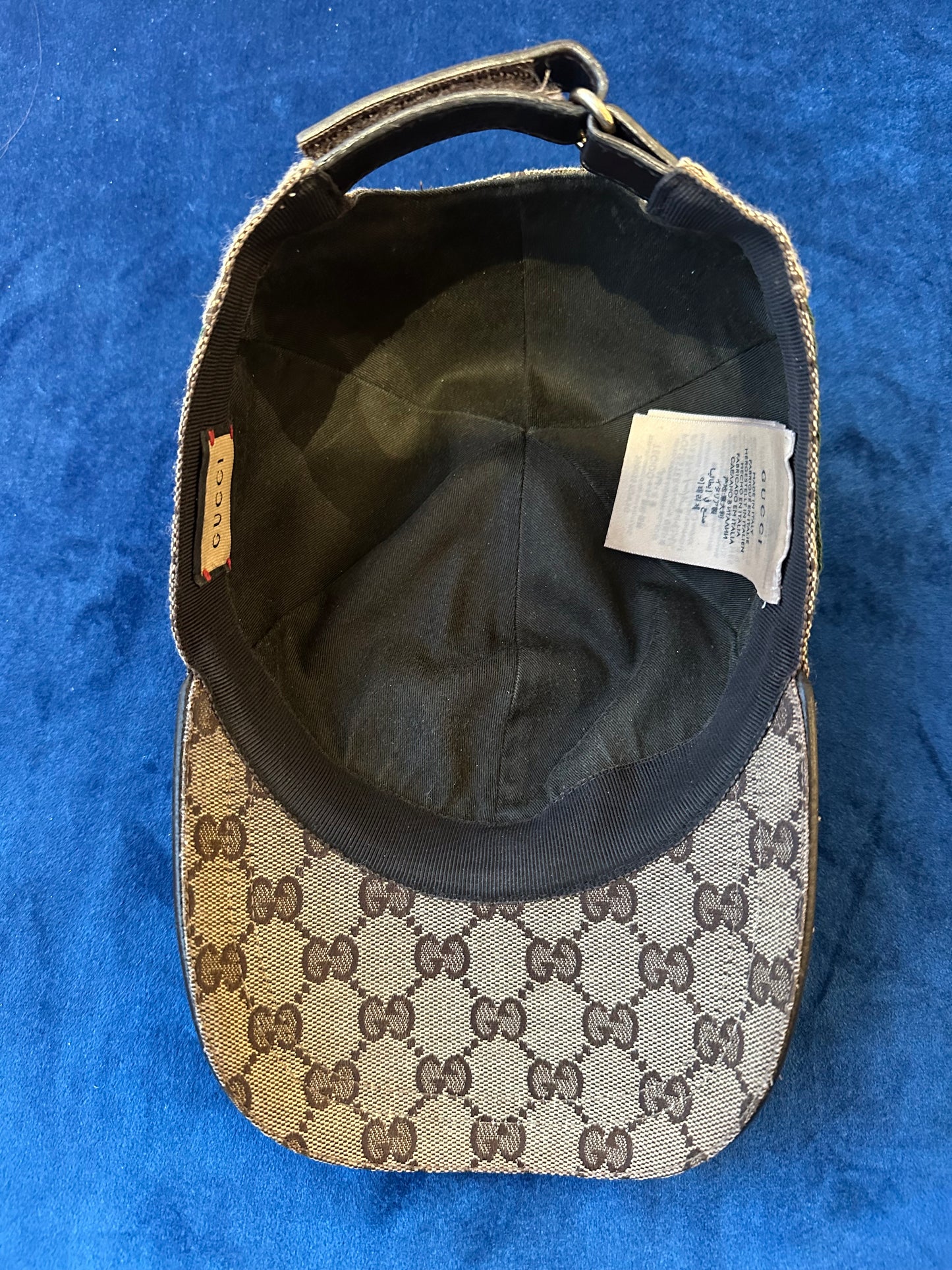 Gucci GG Canvas Web Baseball Hat Brown