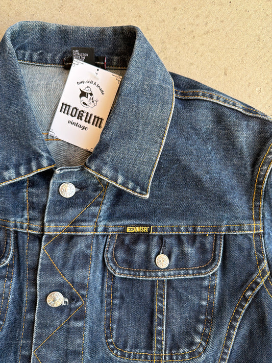 Diesel Denim Jacket Dark Blue Size L