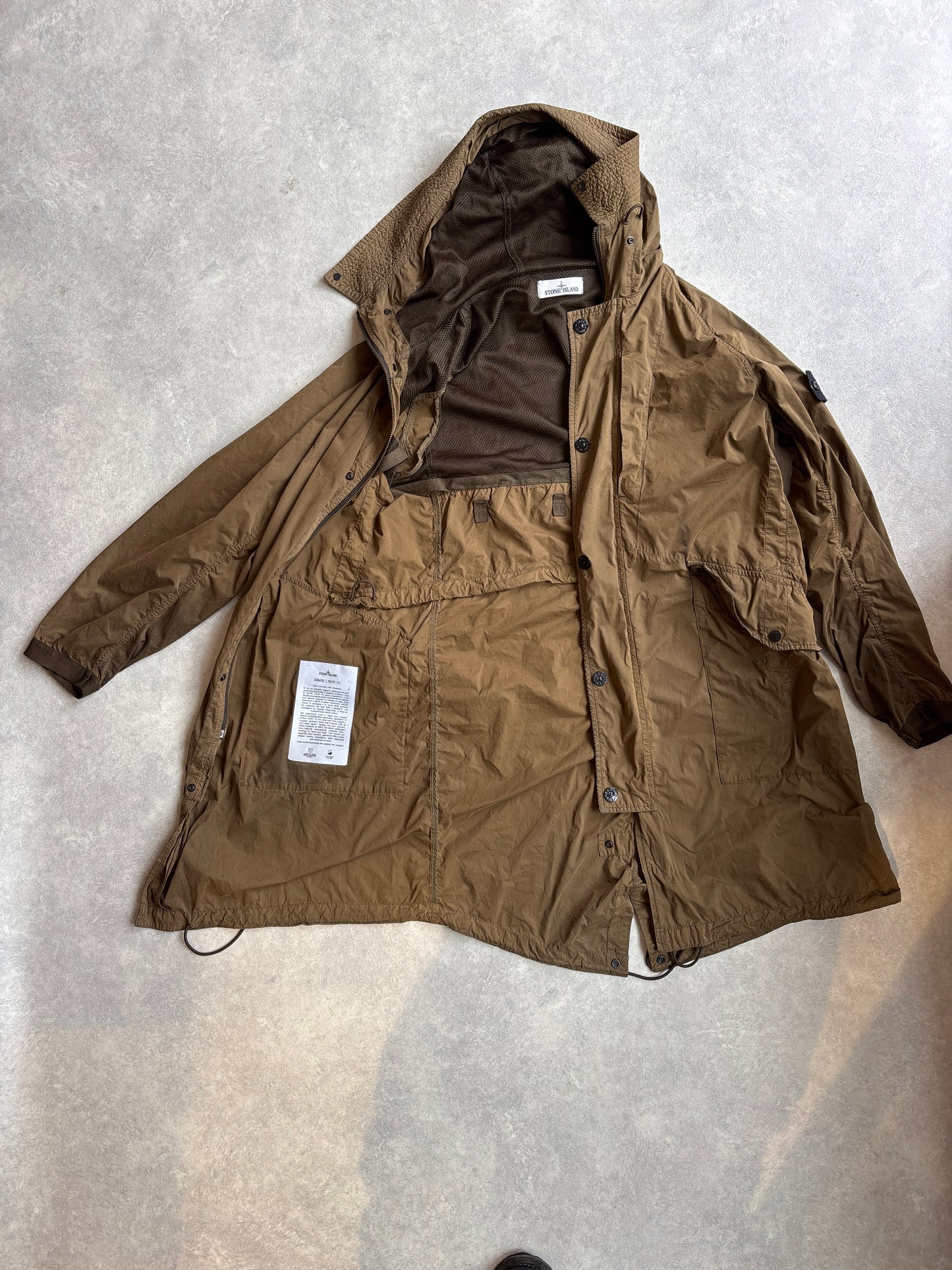 Stone Island SS15 David Light-TC Fishtail Parka L
