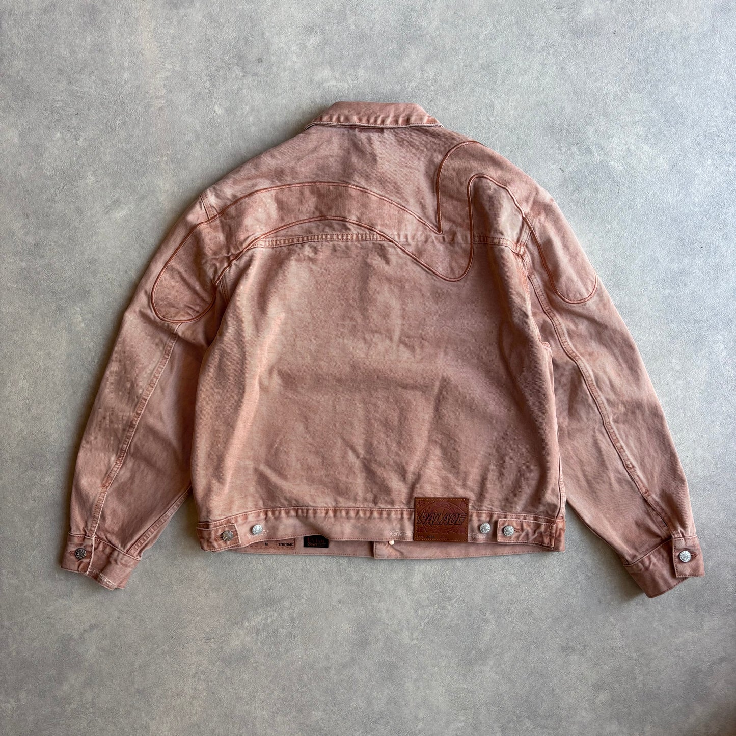 Palace Evisu Type 2 Denim Jacket Pink Wash M