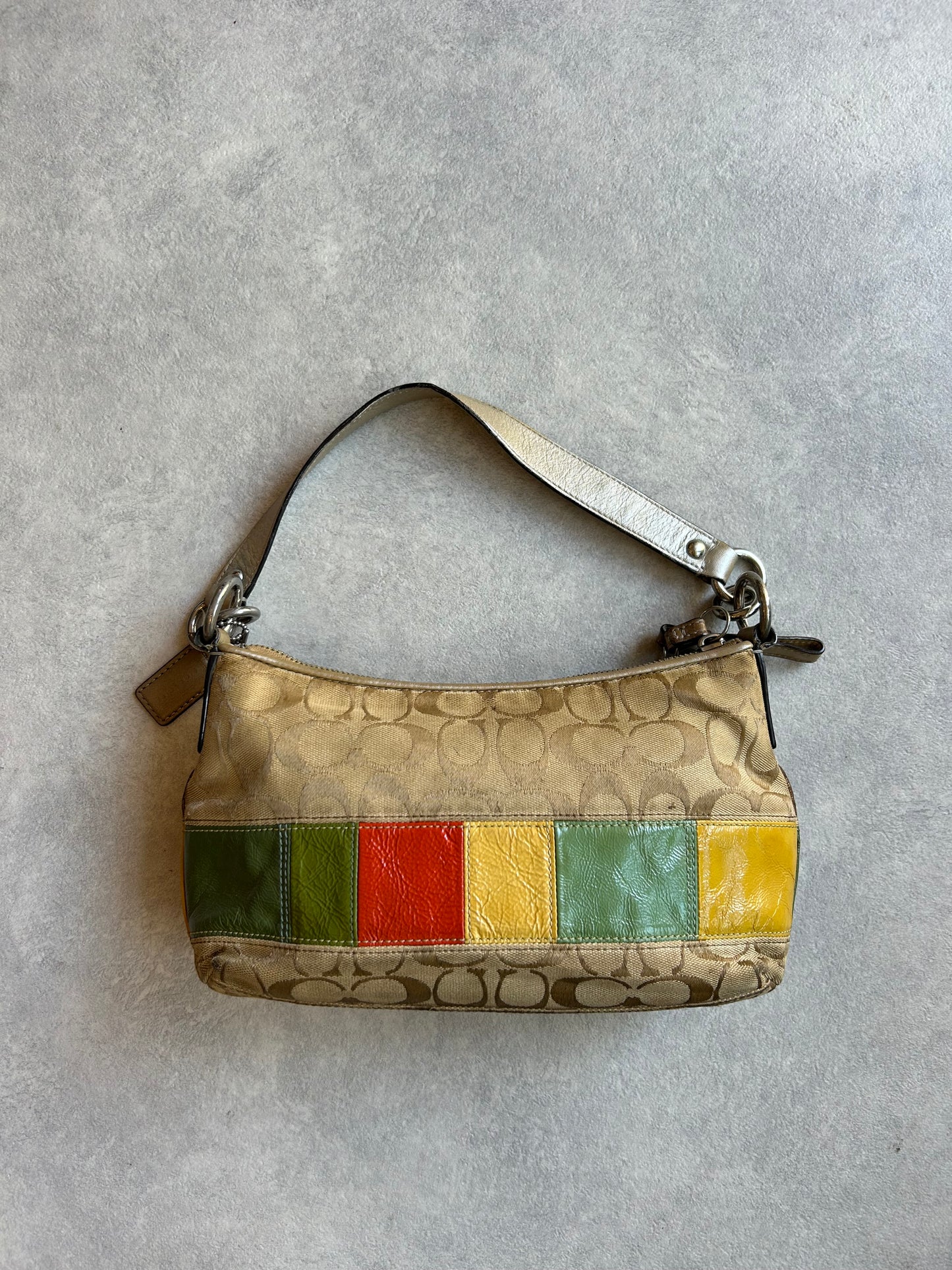 Coach Signature Regenboog Schoudertas