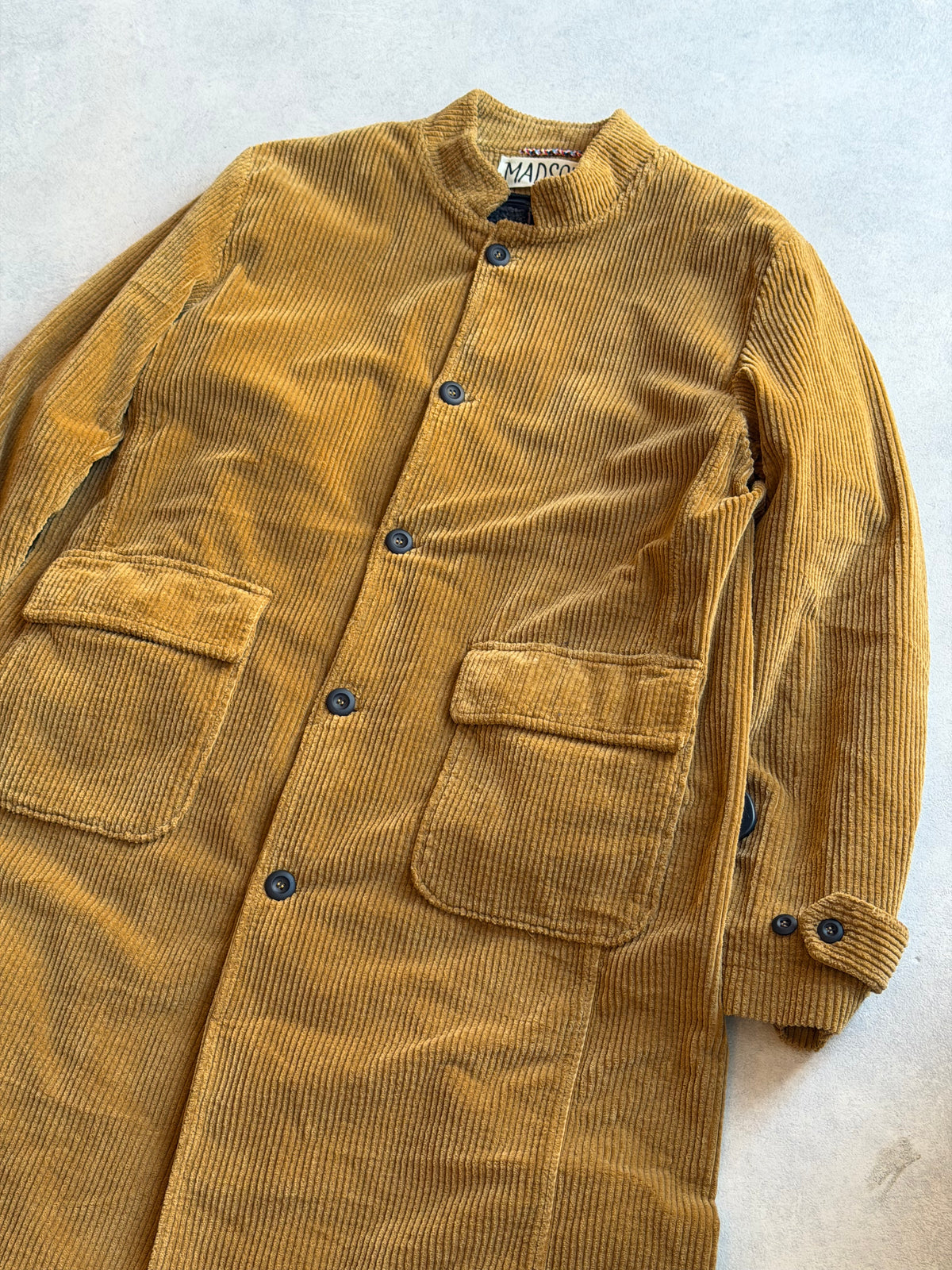 Madson Corduroy Long Coat Camel XL