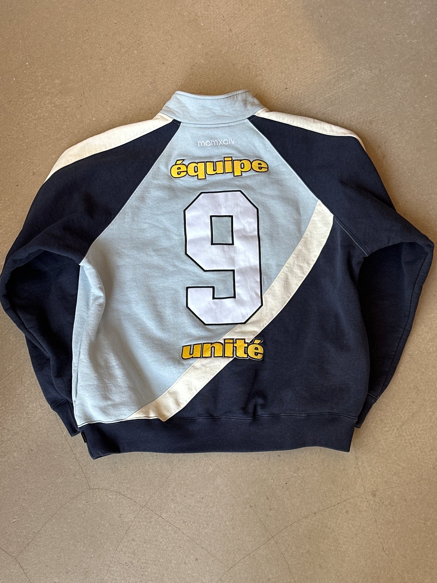 Supreme Equipe Half Zip Medium Light blue