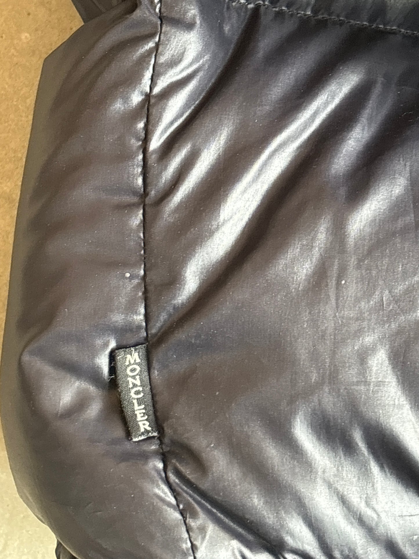 Vintage Moncler Puffer Jacket Black 14Y