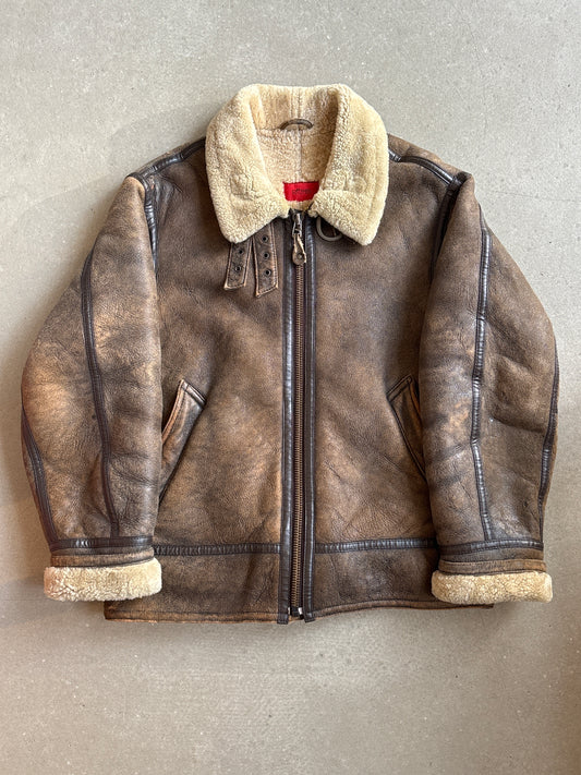 Offset Lammy Coat Brown 48
