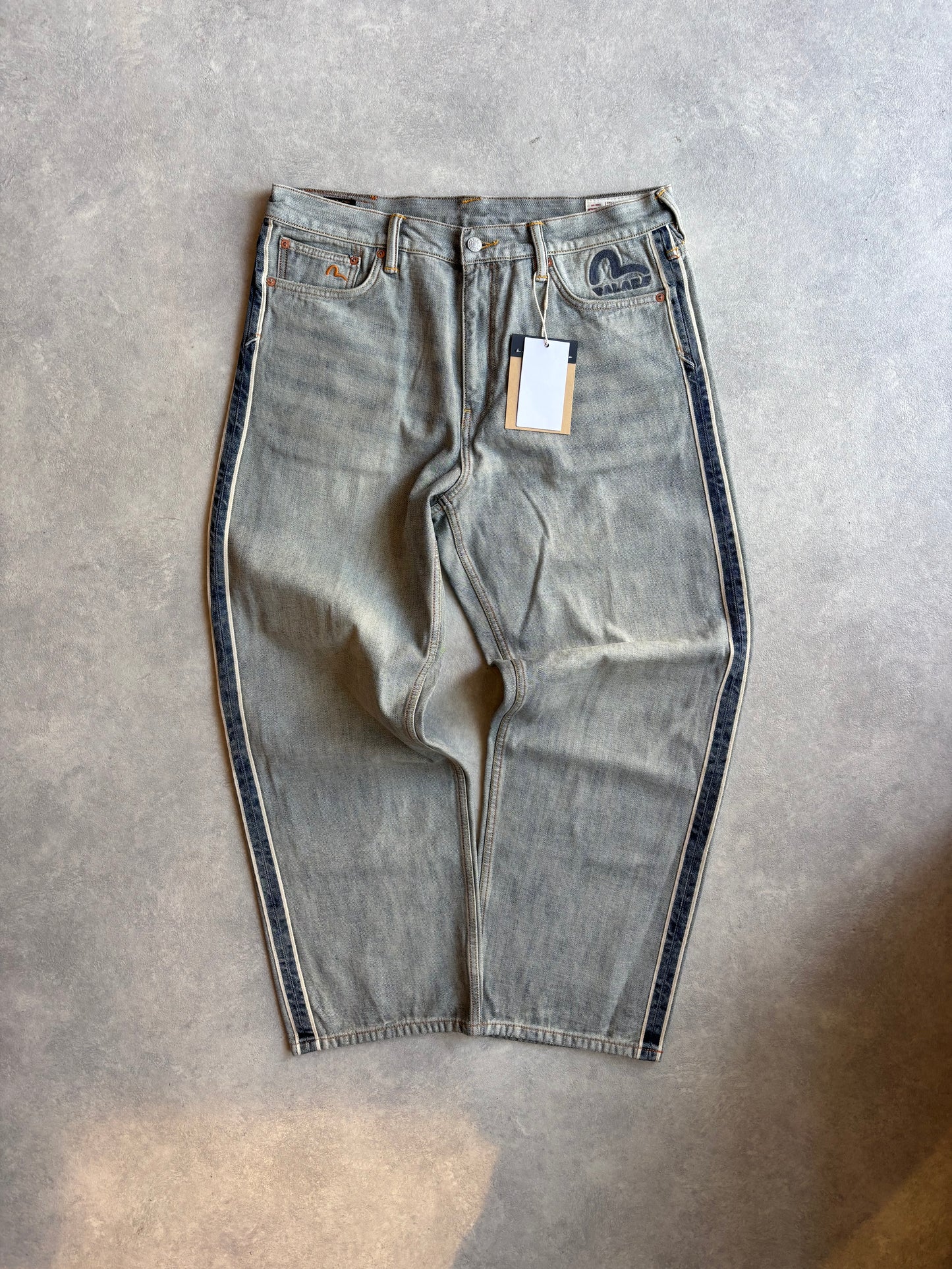 Palace Evisu P90 Baggy Jean Reverse Indigo