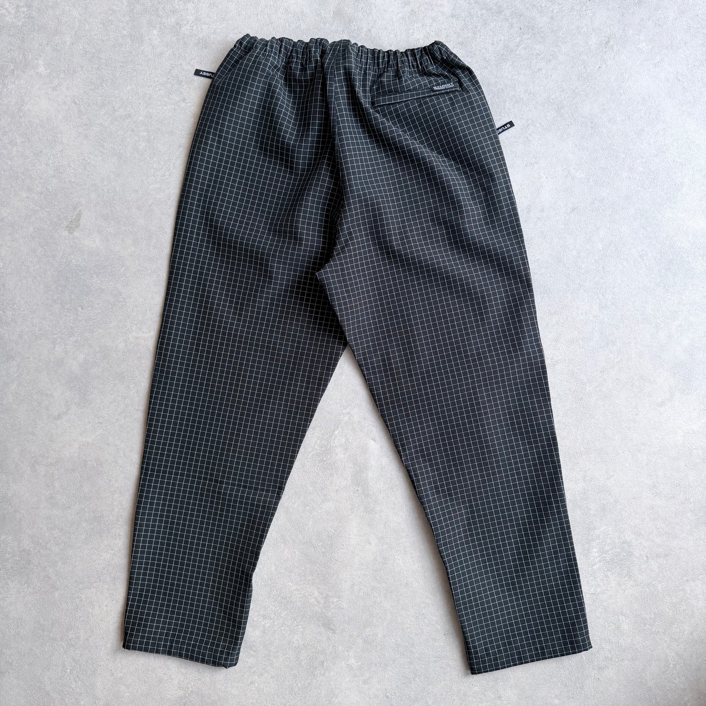 Stussy Grid Brushed Beach Pants Black M