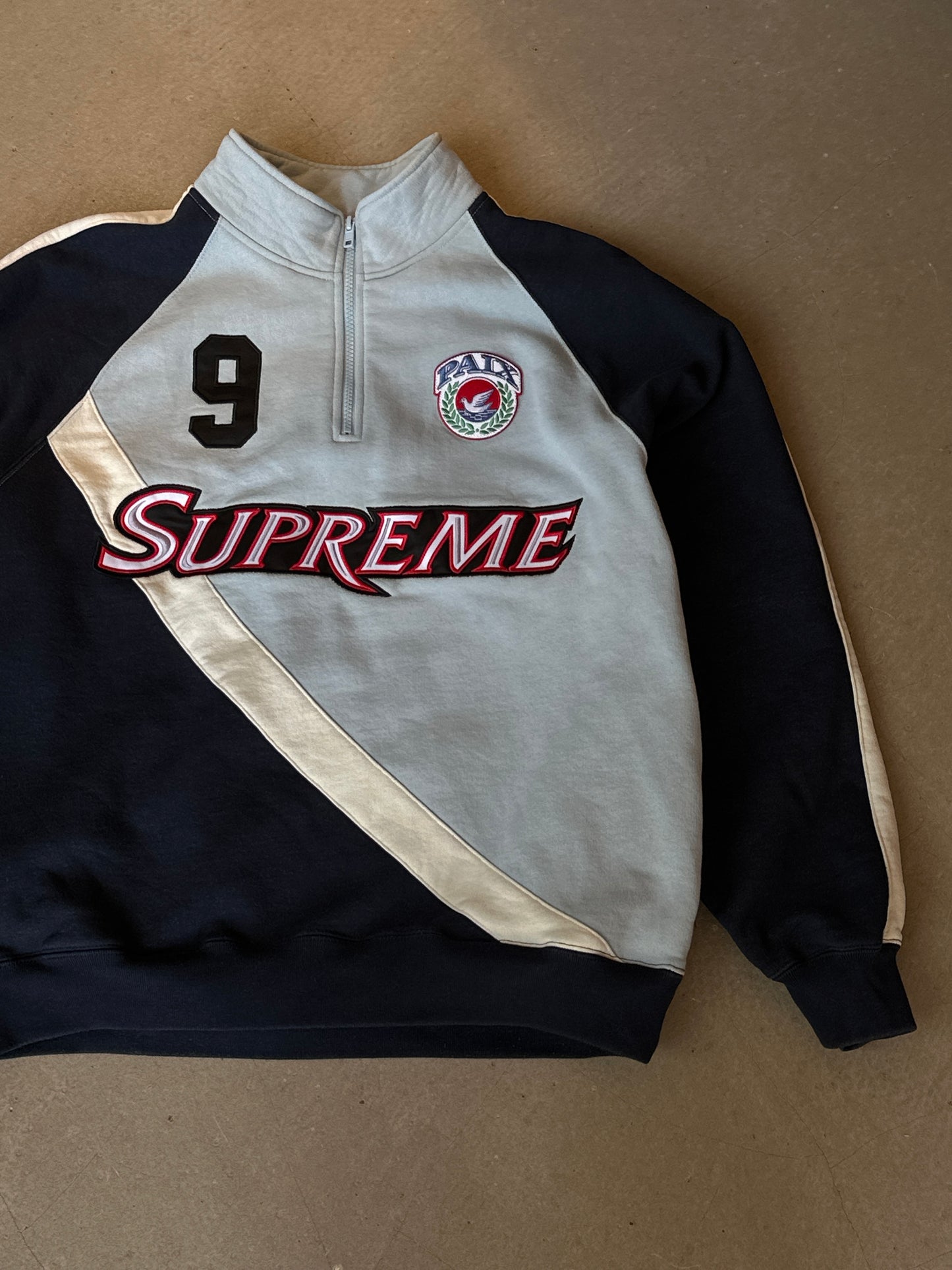 Supreme Equipe Half Zip Medium Light blue