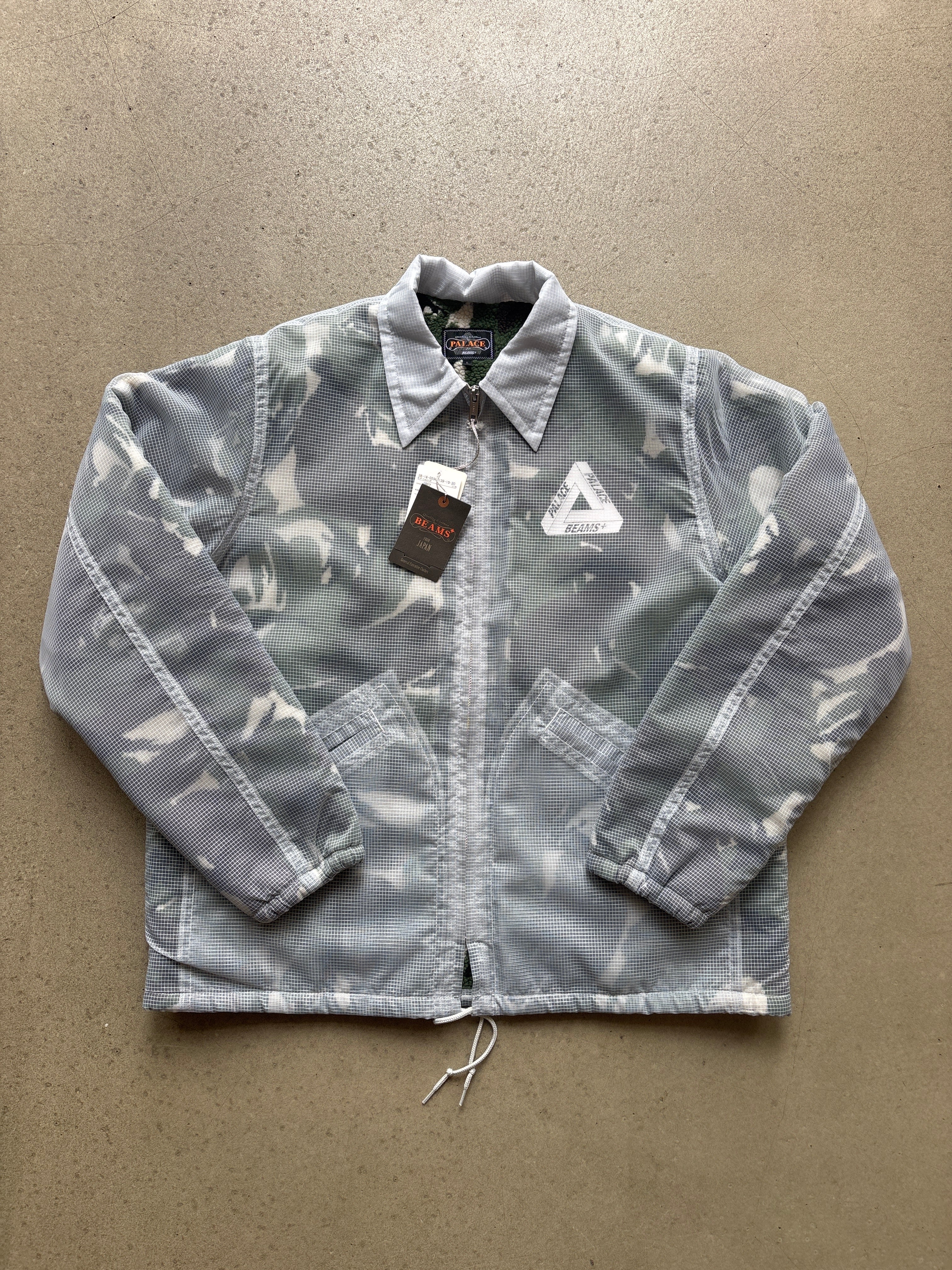 Palace x Beams Plus Coach Fleece Lined Jacket Camo – Mokum Vintage