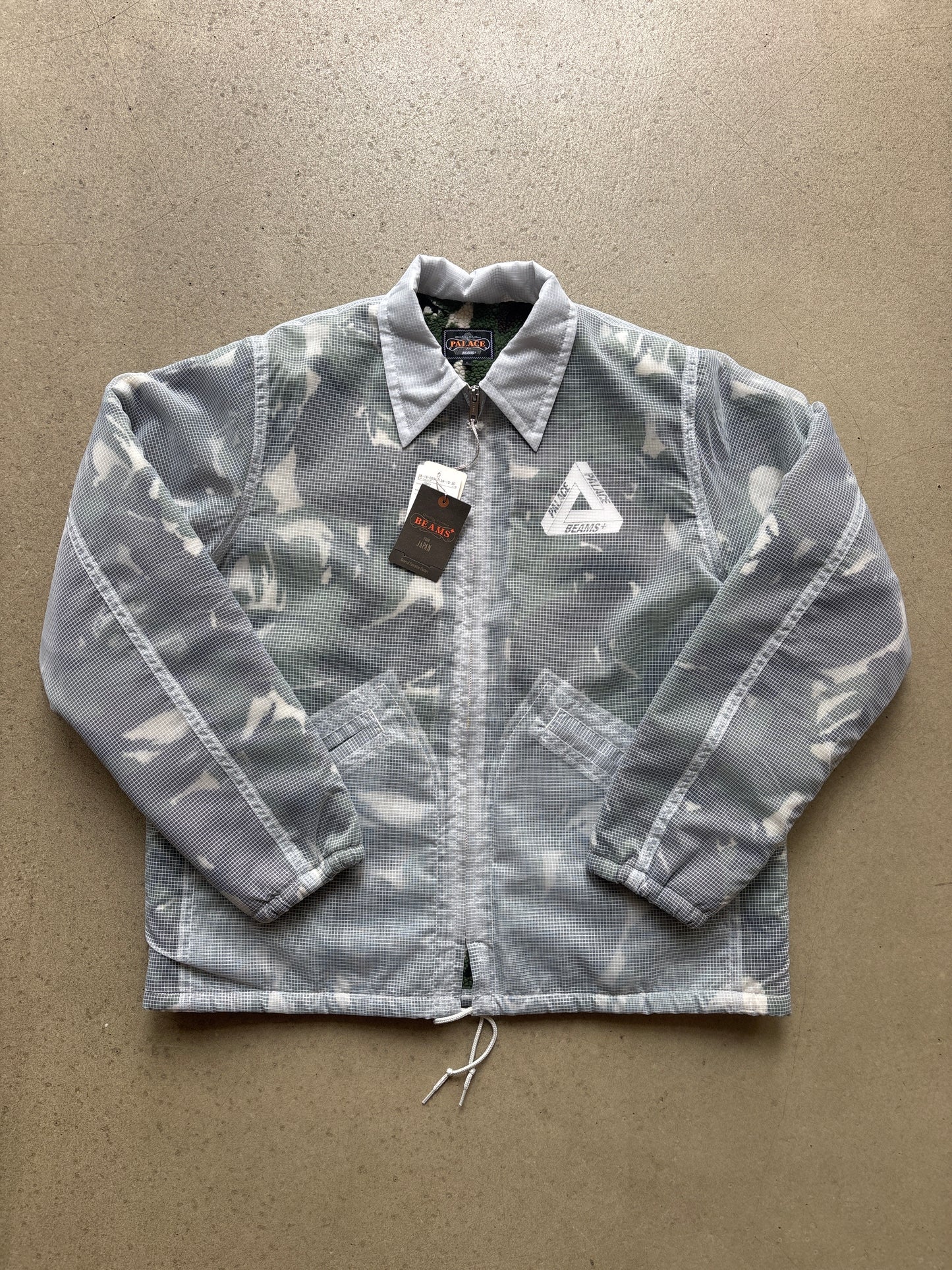 Palace x Beams Plus Coach Fleece Lined Jacket Camo