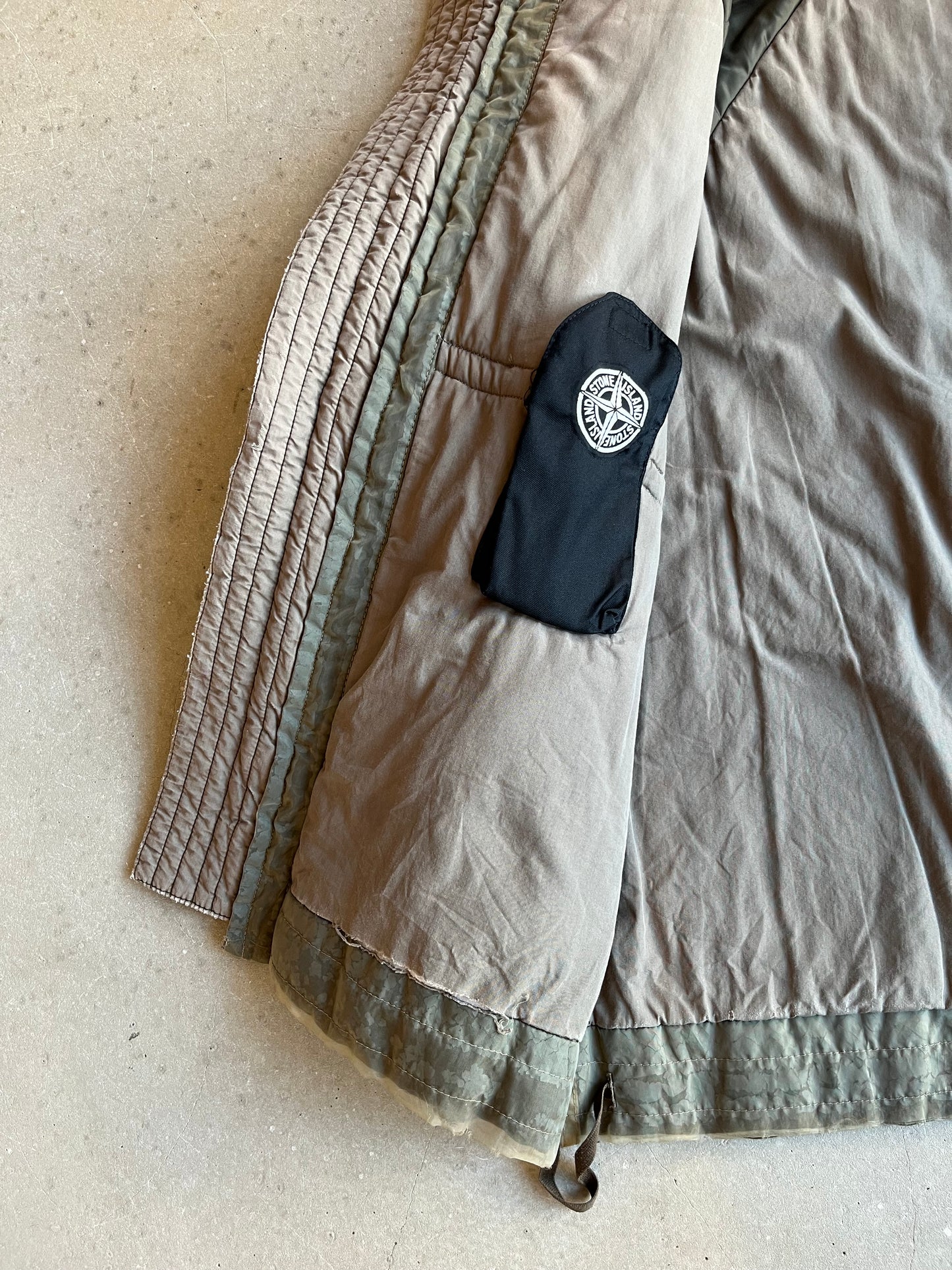 Stone Island Vintage Mesh Jacket Olive Medium