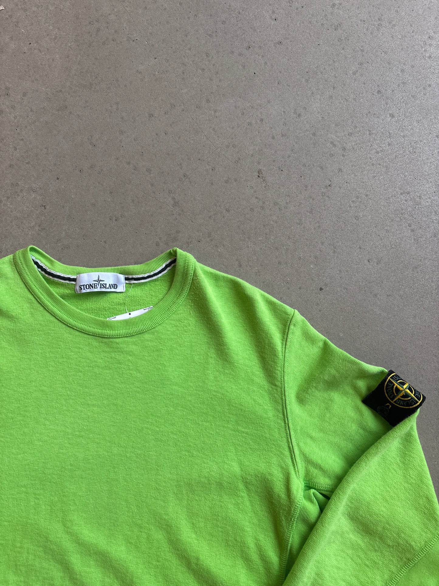 Stone Island Crewneck Neon Green XL