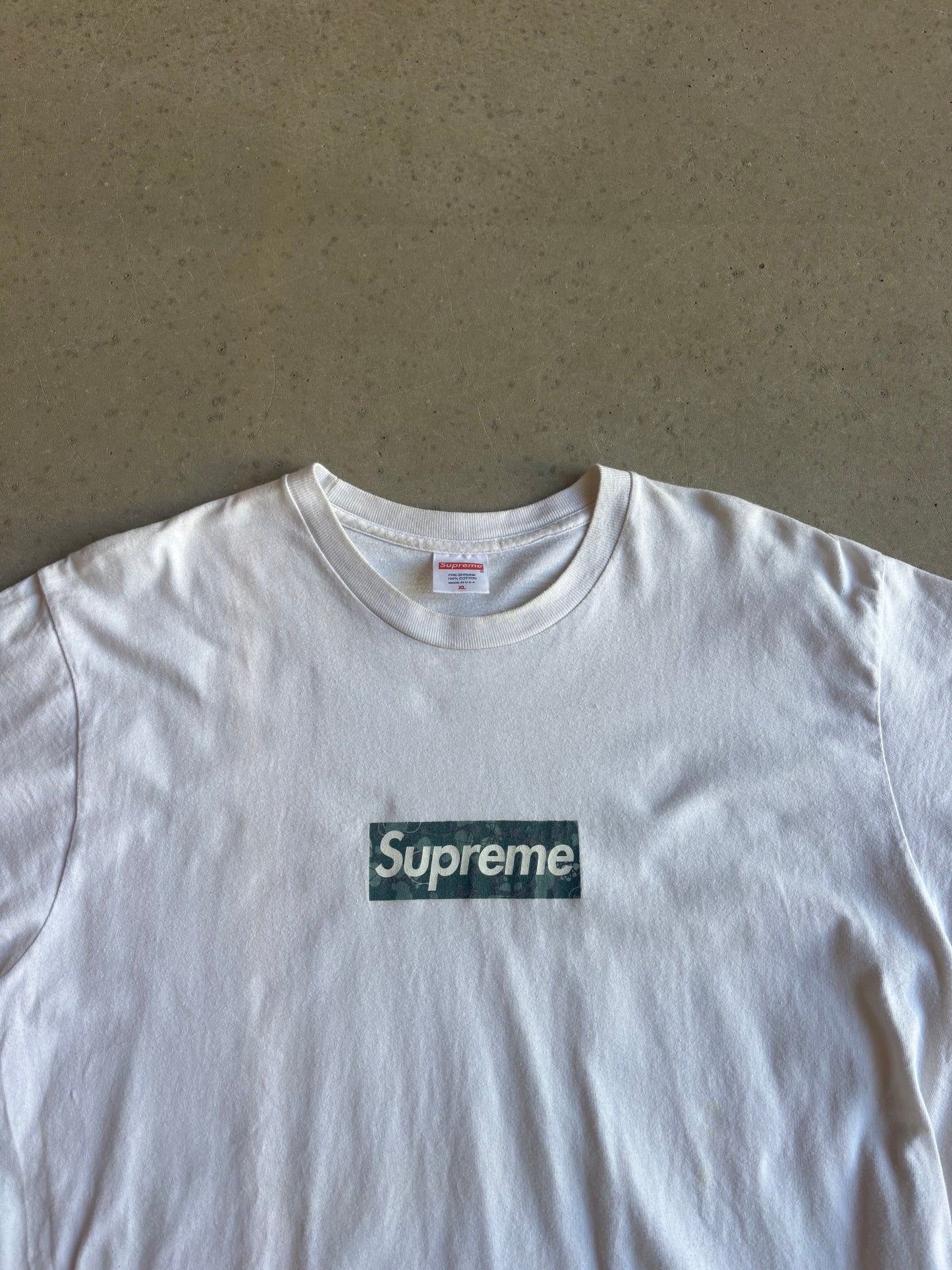 Supreme Mo Wax Box logo Futura White Tee XL