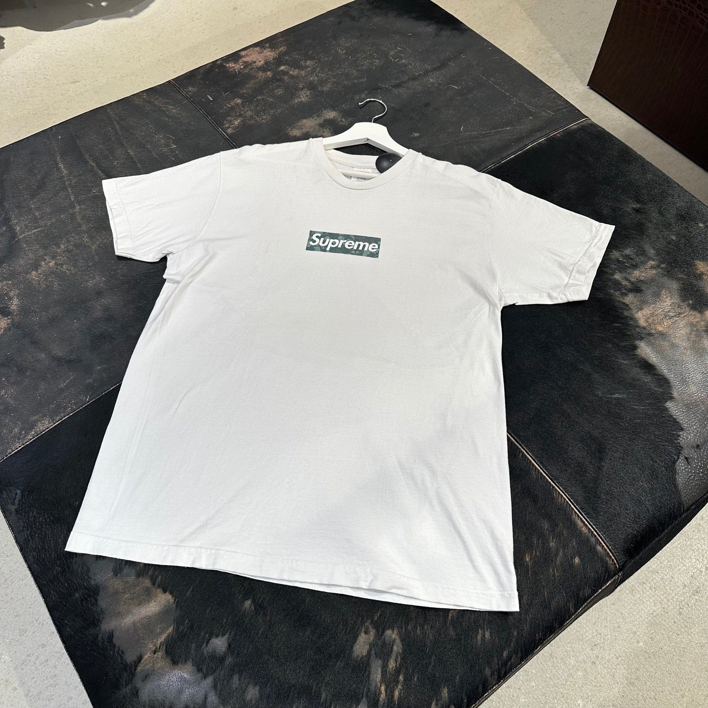 Supreme Mo Wax Boxlogo Futura White Tee XL