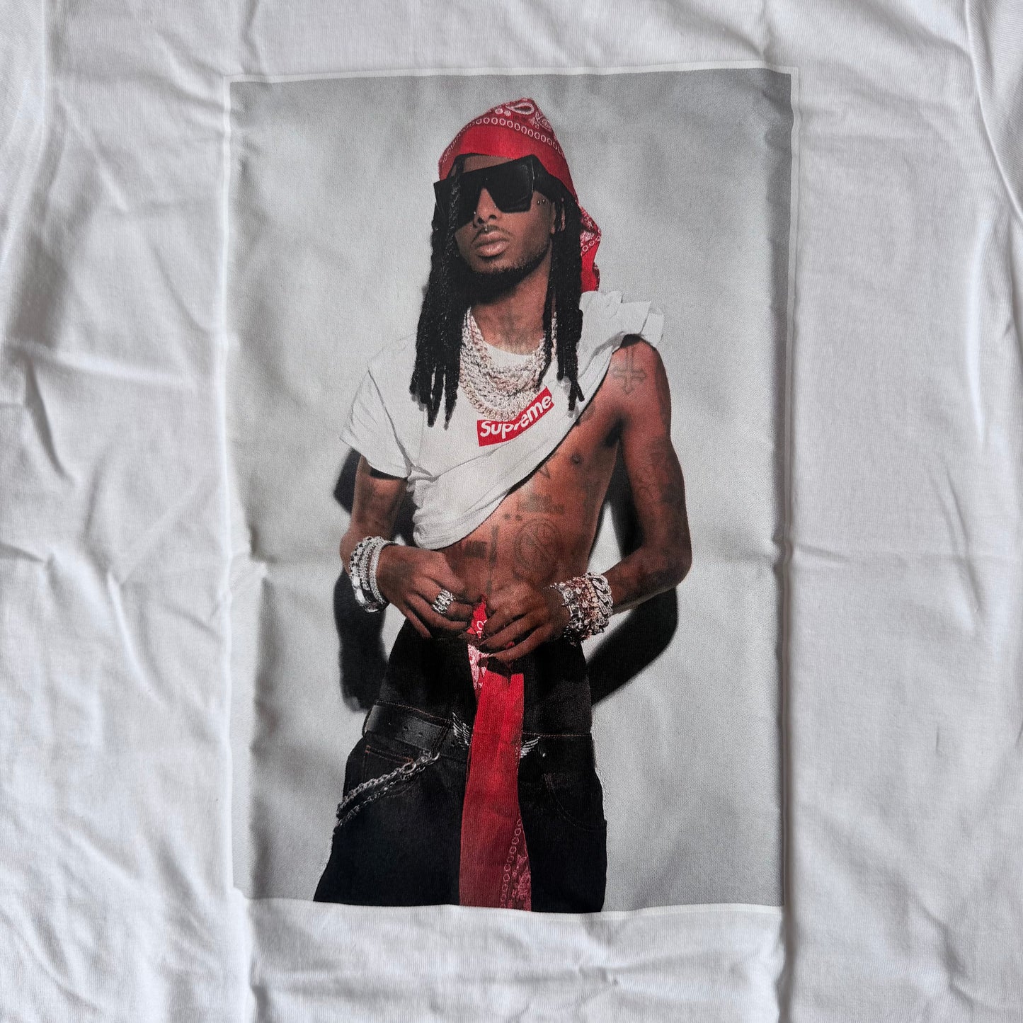 Supreme Playboi Carti Photo Tee White S