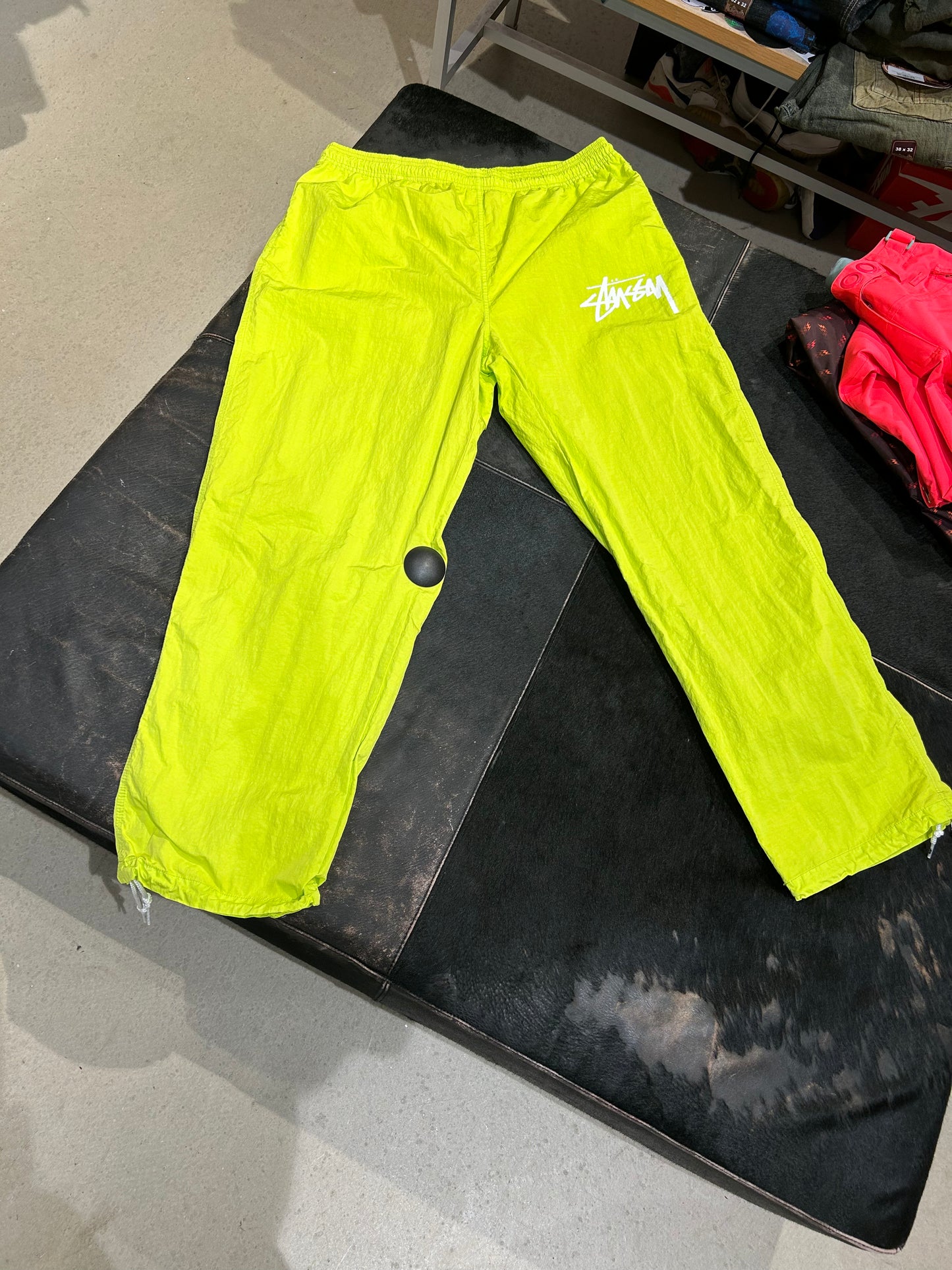 Nike x Stussy Beach Pants Volt XL