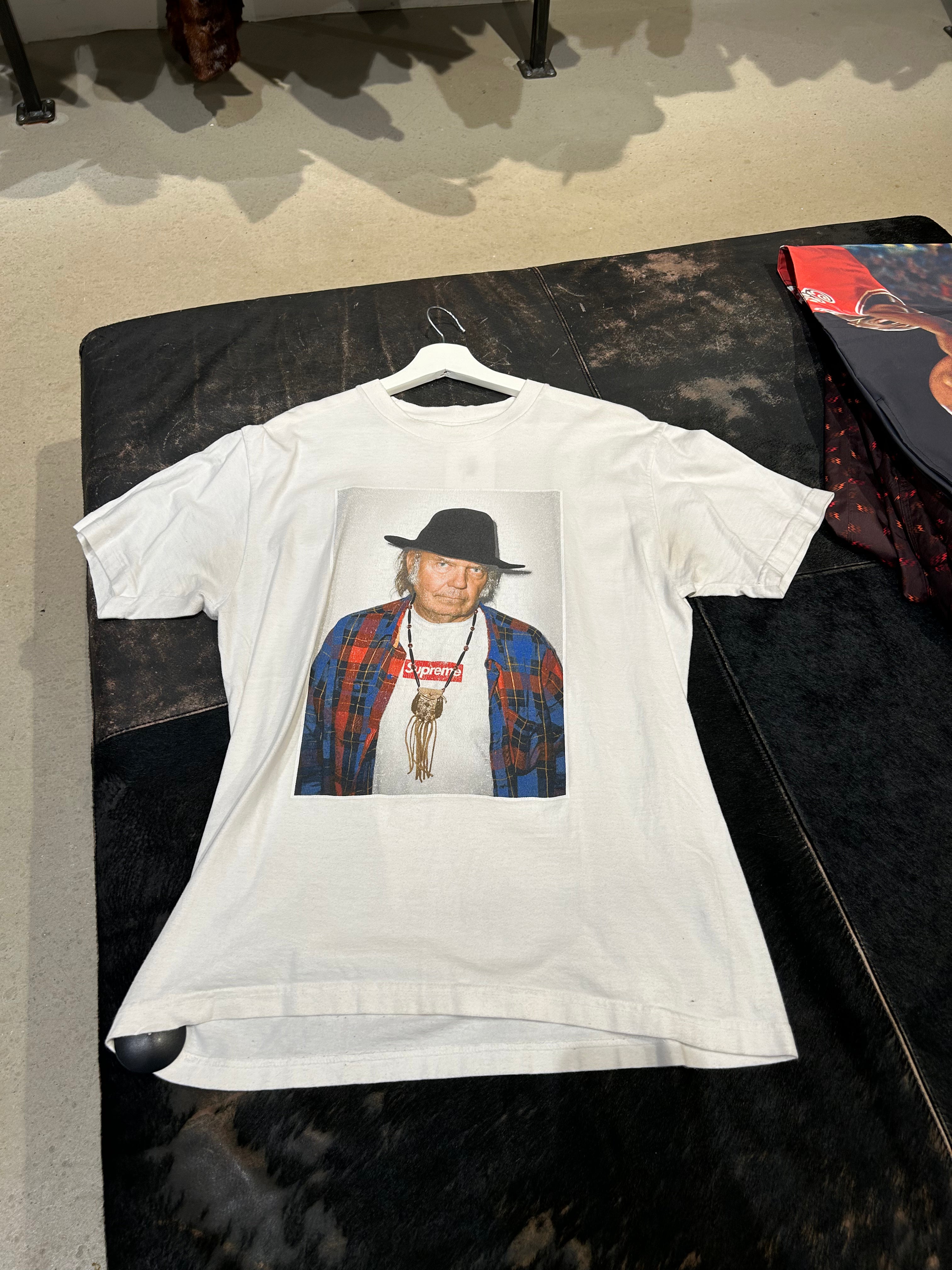 Supreme Neil YoungプリントT 白 Mサイズ LA購入 新品未使用