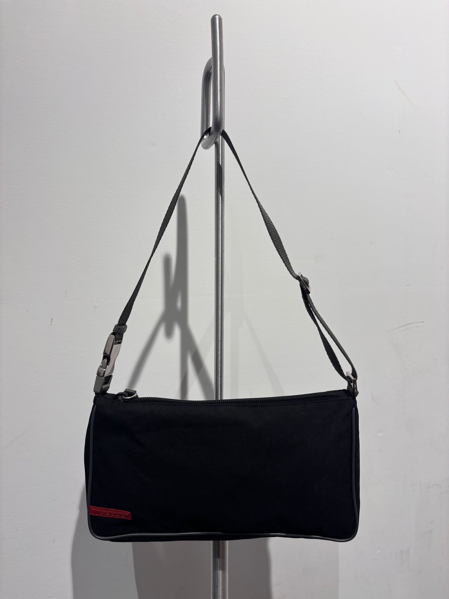 Prada Sport Linea Rossa Handbag Black