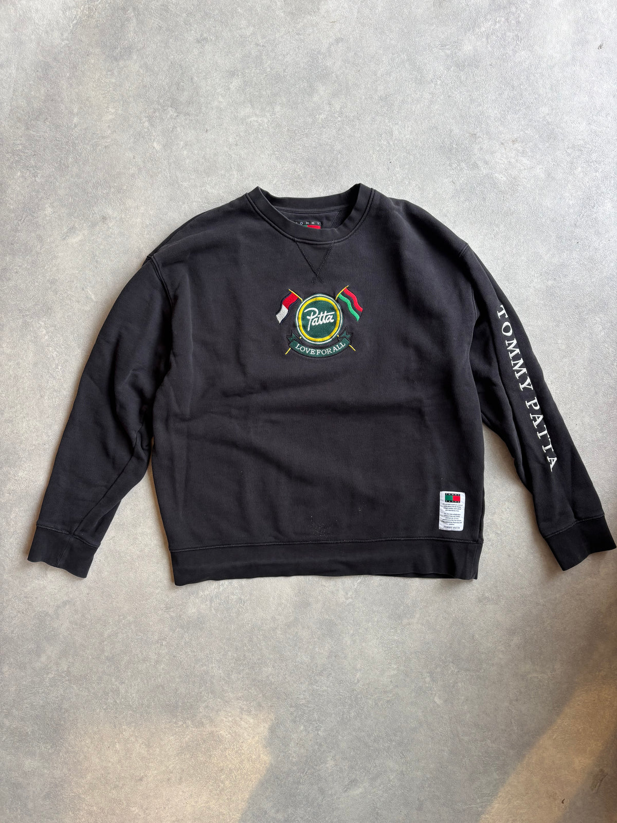 Tommy x Patta Love For All Crewneck Black XL