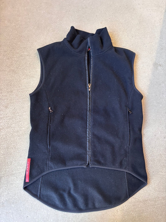 Prada Fleece Vest Black Woman L
