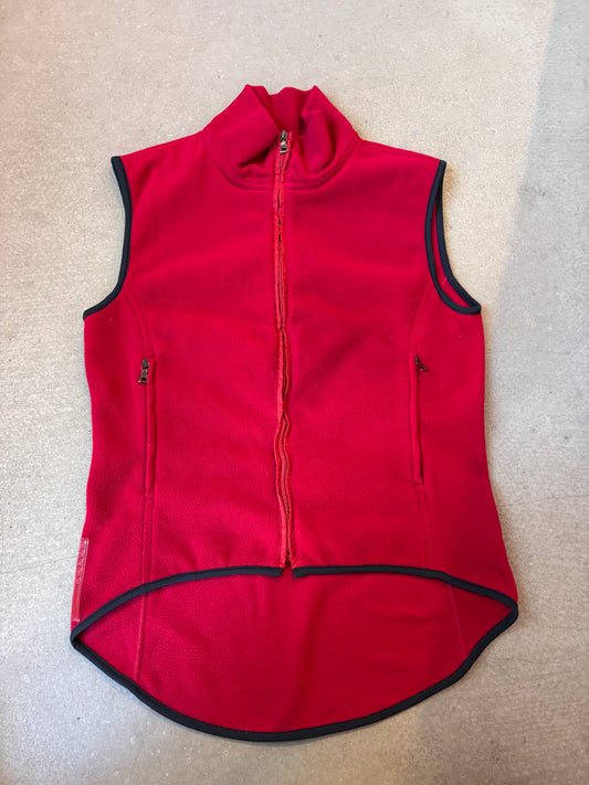 Prada Fleece Vest Red Woman L