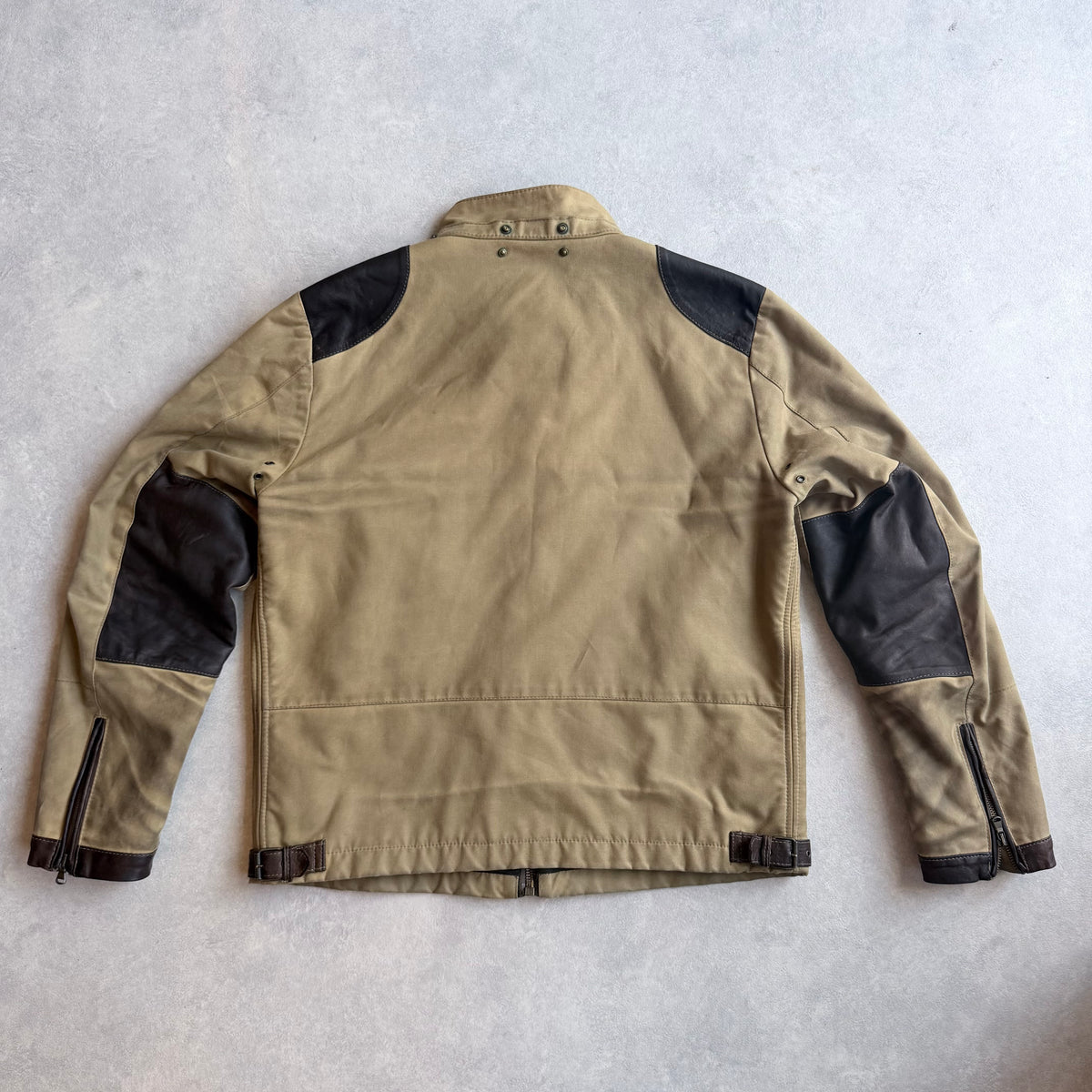 C.P. Company British Millerain Wax Goggle Jacket Beige 54