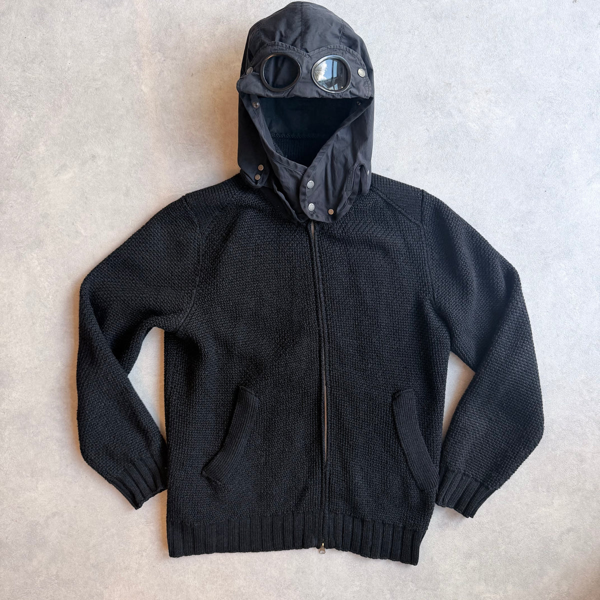 C.P. Company AW '12/'13 Wool Goggle Knit Black 54