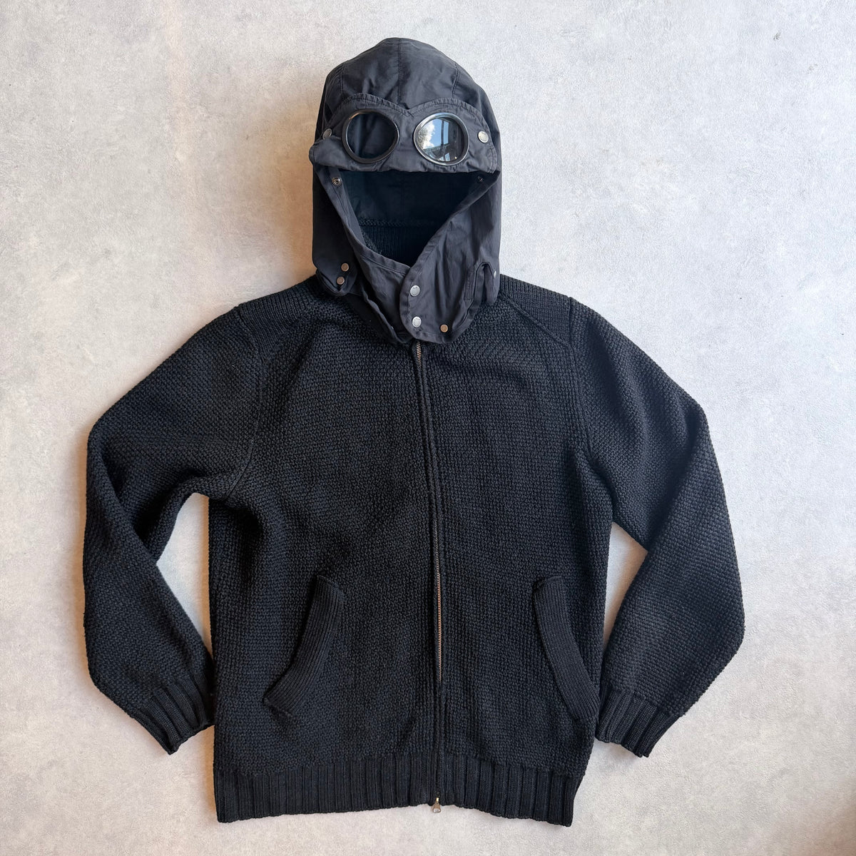 C.P. Company AW '12/'13 Wool Goggle Knit Black 54
