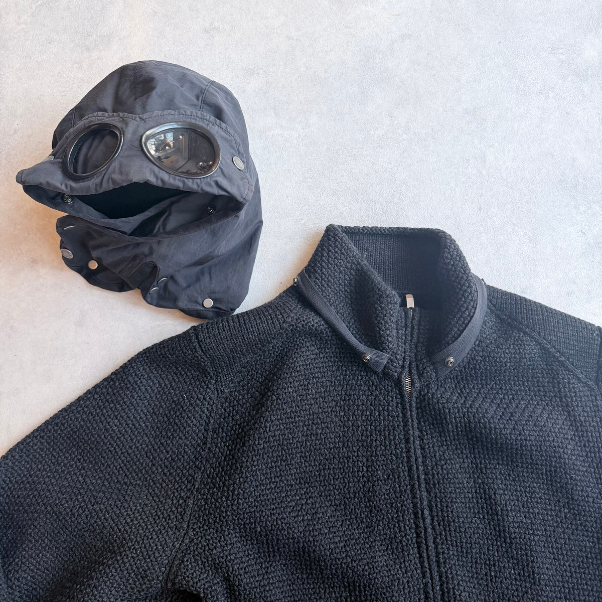 C.P. Company AW '12/'13 Wool Goggle Knit Black 54