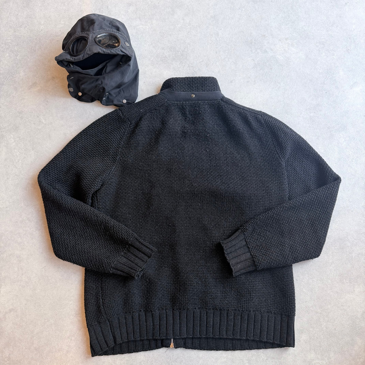 C.P. Company AW '12/'13 Wool Goggle Knit Black 54