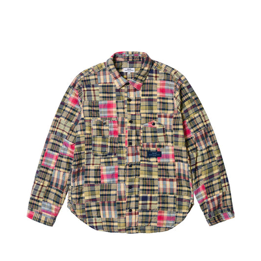 Palace x Engineered Garments Patch Work Madras Shirt Multi
