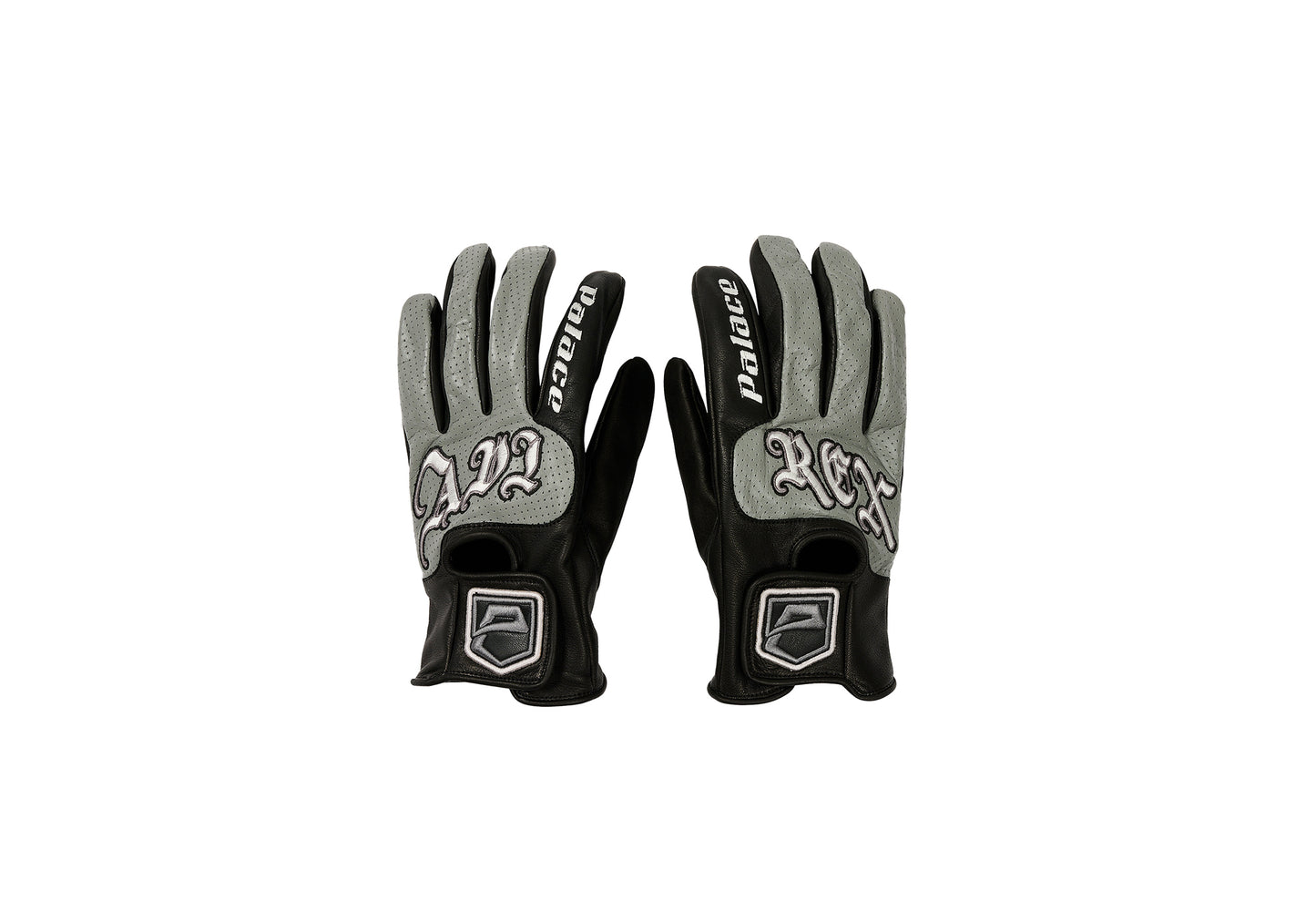 Palace Avirex Leather Gloves Black
