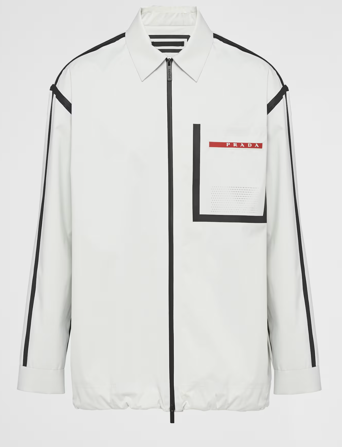 Prada Linea Rossa Extreme Tex Light Shirt White Medium