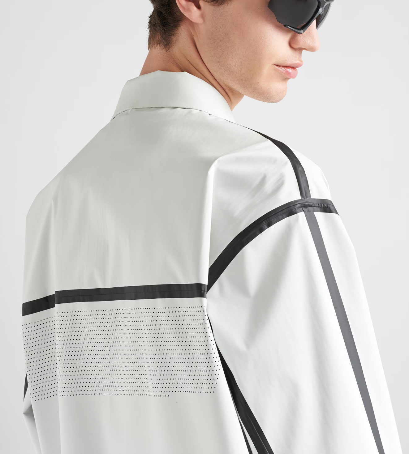 Prada Linea Rossa Extreme Tex Light Shirt White Medium