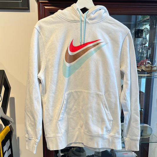 Nike Hoodie Swoosh Logo Hoodie White S