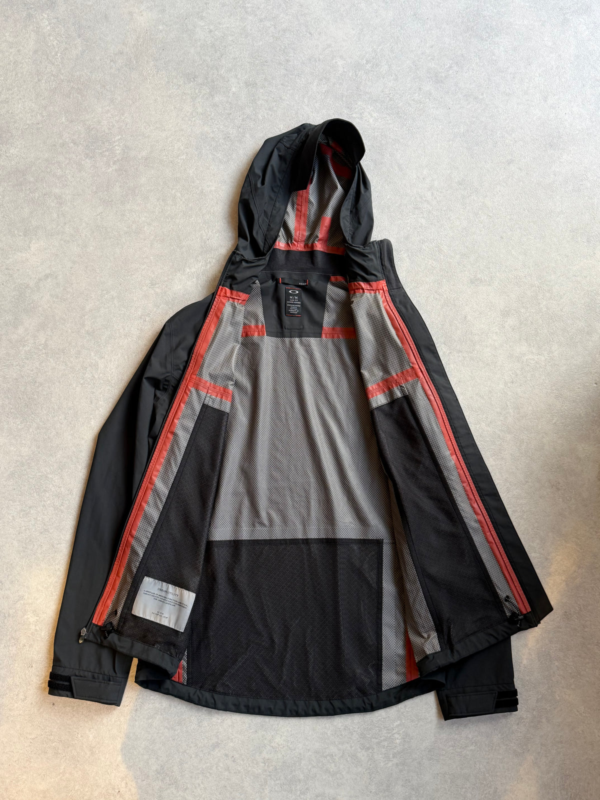 Oakley Hooded Shell Jacket Black M