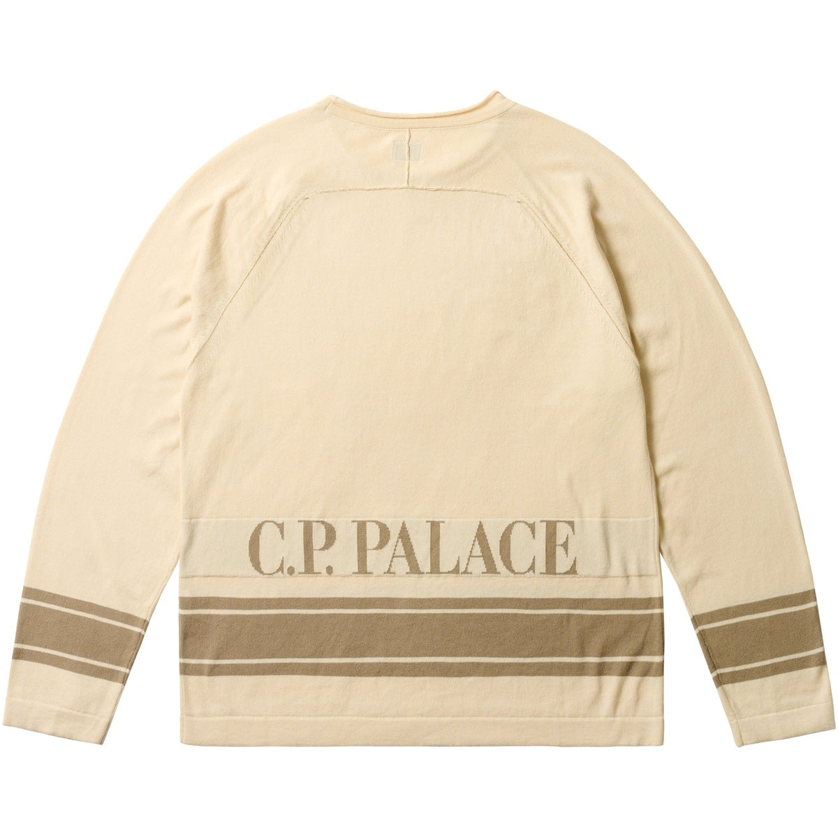Palace x C.P. Company Cotton Sea Island Mock Neck Knit Stone