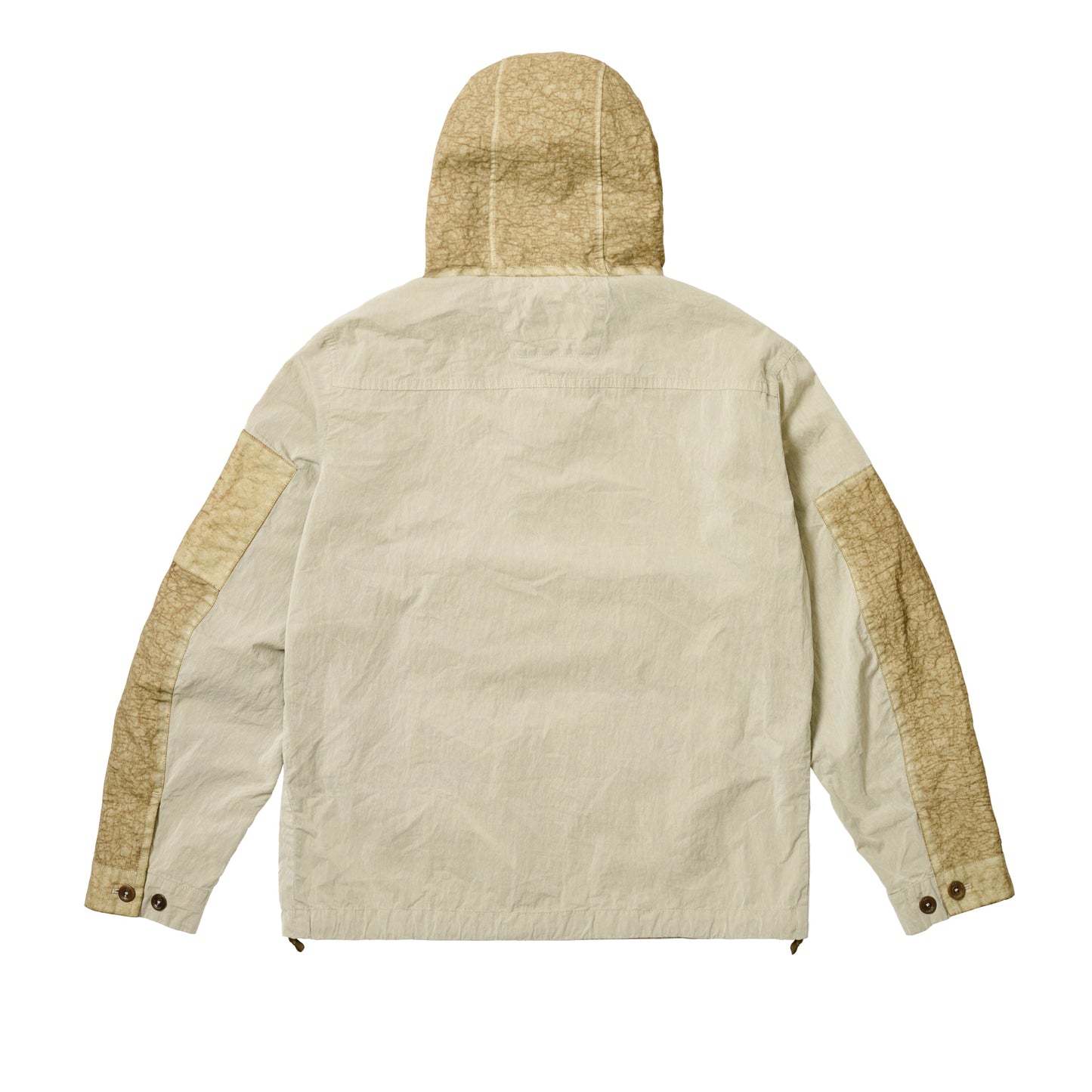 PALACE x C.P. Company 50 Fili Heavy Mixed Hooded Jacket Stone