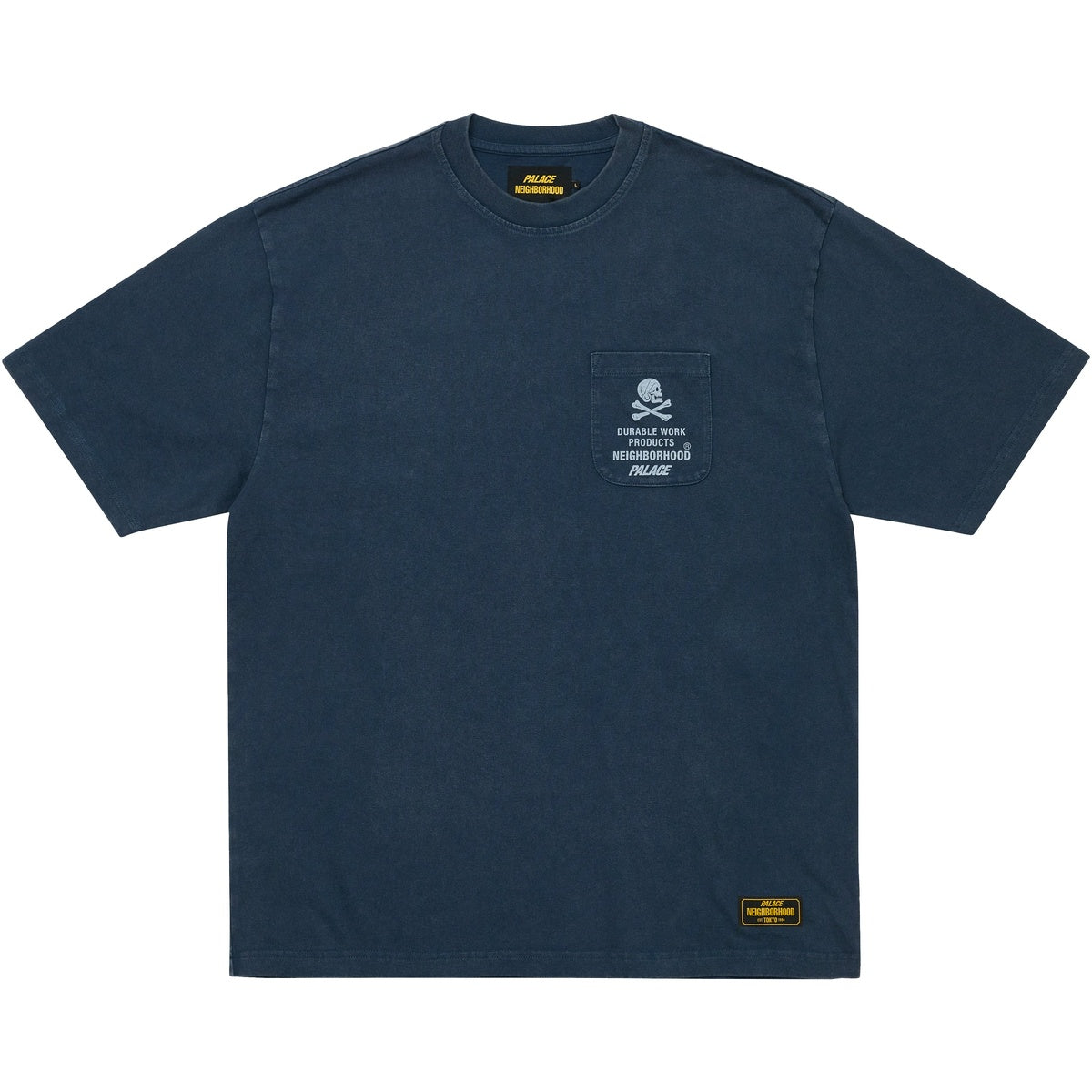 Palace x Neighborhood Pocket T-Shirt Indigo M