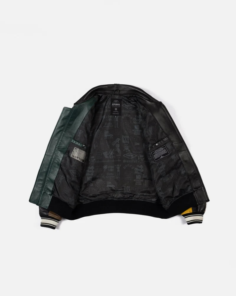 Patta x Avirex Icon Jacket (Yellow/Brown/Green/White/Black) M