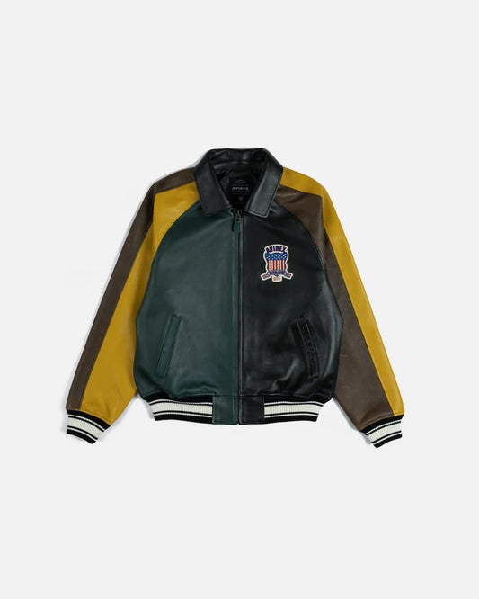 Patta x Avirex Icon Jacket (Yellow/Brown/Green/White/Black) M